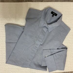 Theory Women’s cotton long sleeve blouse. Size Medium